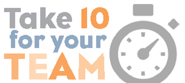 Take 10 For Your Team – Qtr 2 Wellness Challenge